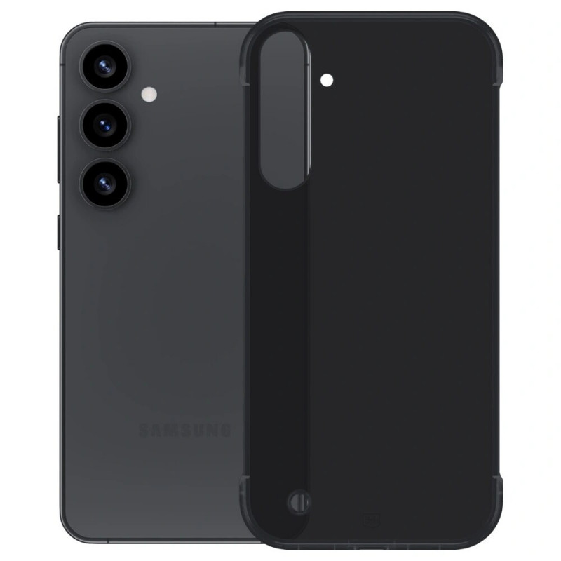 Custodia 3mk Just20g Matt Case per Samsung Galaxy S25+, nero opaco