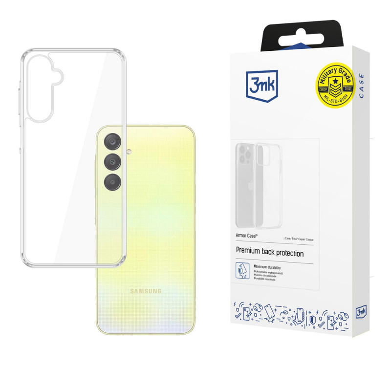 3MK Armor Case custodia per Samsung Galaxy A26 5G, trasparente