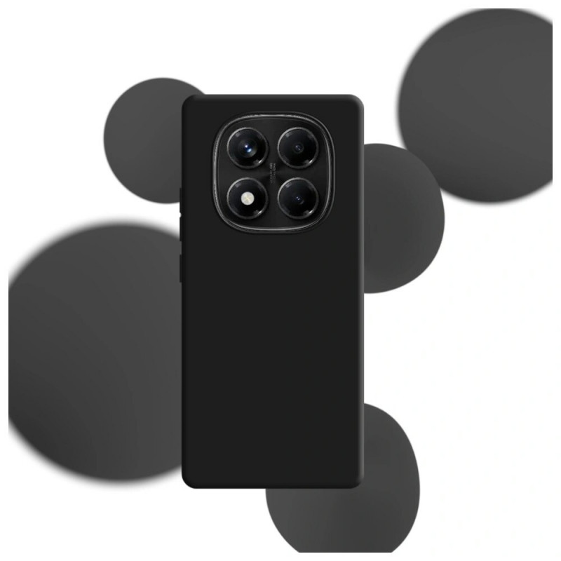 3MK Silicone Case custodia in silicone per Xiaomi Redmi Note 14 Pro 5G, nera