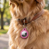 Tech-Protect Rough portachiavi protettivo per Apple AirTag 1 / 2, rosa