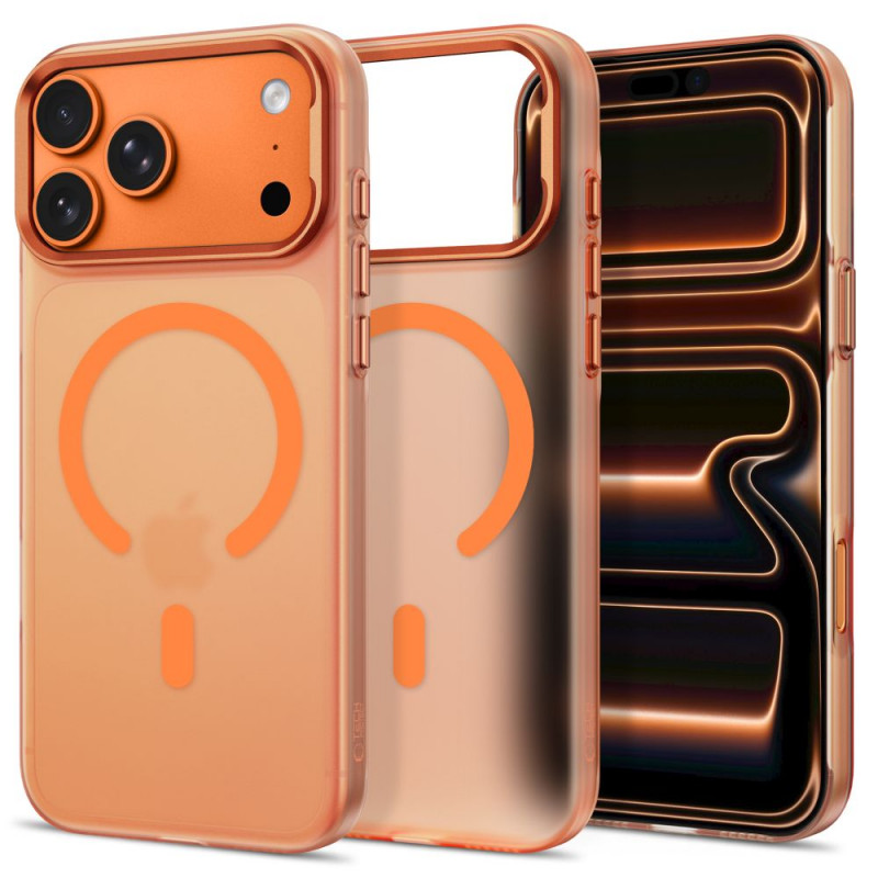 Tech-Protect MagZero MagSafe custodia per Apple iPhone 17 Pro Max / 18 Pro Max, Cosmic Orange opaca