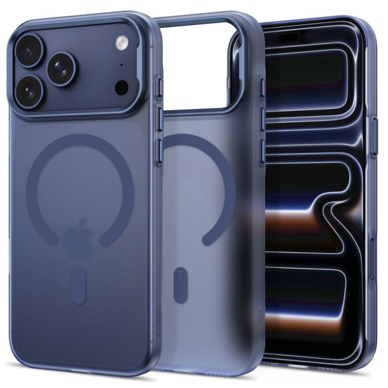 Tech-Protect MagZero MagSafe custodia per Apple iPhone 17 Pro Max / 18 Pro Max, blu intenso opaca