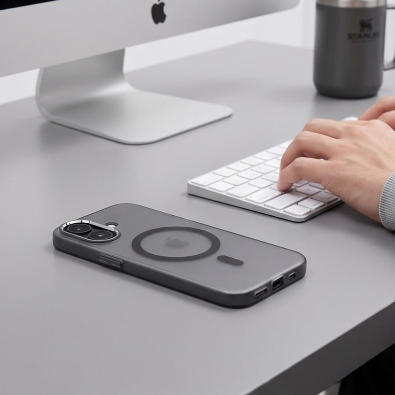 Tech-Protect MagZero MagSafe custodia per Apple iPhone 17, nera opaca