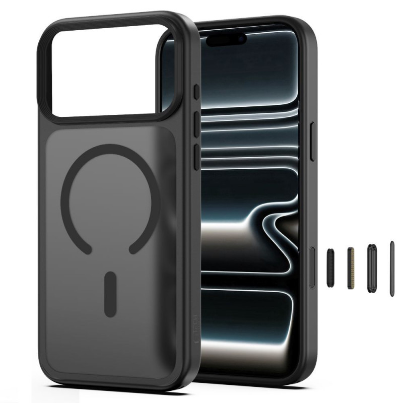 Tech-Protect Magmat MagSafe CC custodia per Apple iPhone 17 Pro / 18 Pro, nero opaco