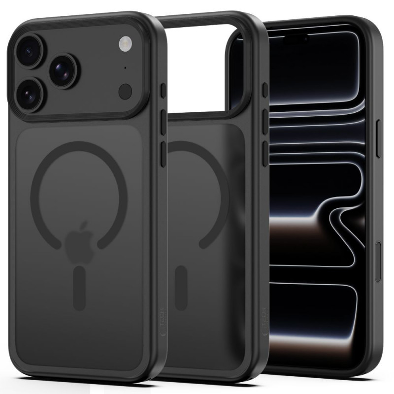 Tech-Protect Magmat MagSafe CC custodia per Apple iPhone 17 Pro Max / 18 Pro Max, nero opaco