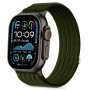 Tech-Protect Nylon Sport cinturino per Apple Watch 44/45/46/49 mm, verde scuro