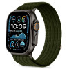 Tech-Protect Nylon Sport cinturino per Apple Watch 44/45/46/49 mm, verde scuro