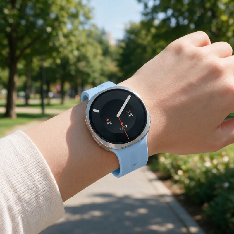 Tech-Protect Silicone Evo cinturino per Samsung Galaxy Watch 8 / 9 / Classic 40 / 44 / 46 mm, azzurro