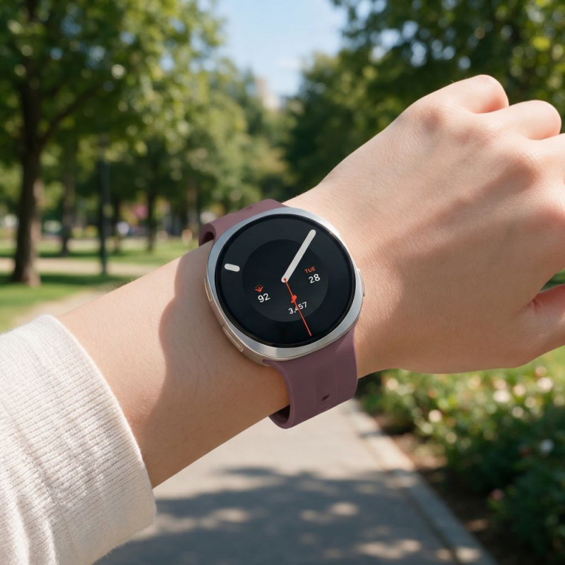 Tech-Protect Silicone Evo cinturino per Samsung Galaxy Watch 8 / 9 / Classic 40 / 44 / 46 mm, prugna vellutata