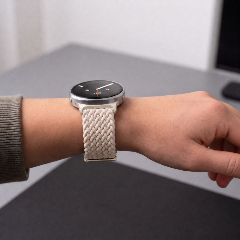 Tech-Protect NylonMag cinturino per Samsung Galaxy Watch 8 / 9 / Classic 40 / 44 / 46 mm, Starlight