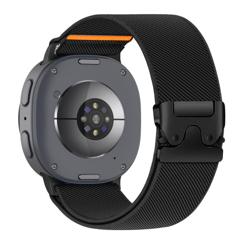 Tech-Protect Nylon Clasp cinturino per orologio per Samsung Galaxy Watch 8 / 9 / Classic 40 / 44 / 46 mm, nero