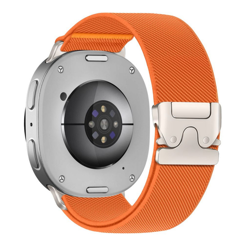 Tech-Protect Nylon Clasp cinturino per orologio per Samsung Galaxy Watch 8 / 9 / Classic 40 / 44 / 46 mm, arancione