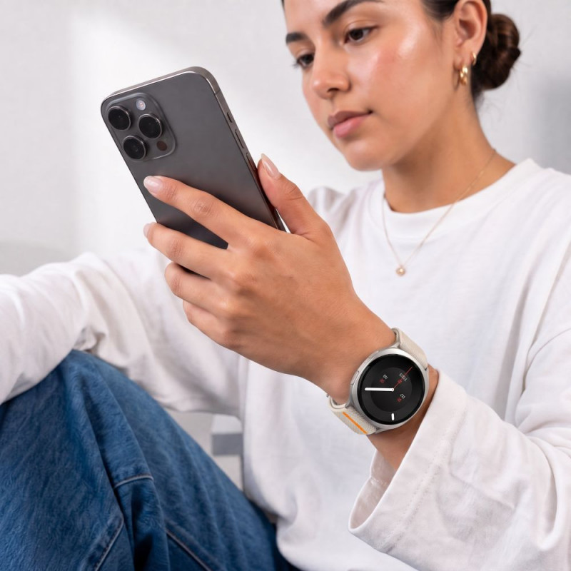 Tech-Protect Nylon Clasp cinturino per orologio per Samsung Galaxy Watch 8 / 9 / Classic 40 / 44 / 46 mm, Starlight