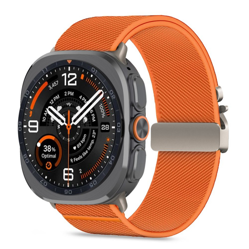 Tech-Protect Nylon Clasp cinturino per orologio per Samsung Galaxy Watch Ultra 1 / 2 2024-2026 47 mm, arancione