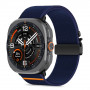 Tech-Protect Nylon Clasp cinturino per orologio per Samsung Galaxy Watch Ultra 1 / 2 2024-2026 47 mm, blu navy