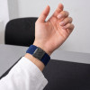 Tech-Protect Nylon Clasp cinturino per orologio per Samsung Galaxy Watch Ultra 1 / 2 2024-2026 47 mm, blu navy