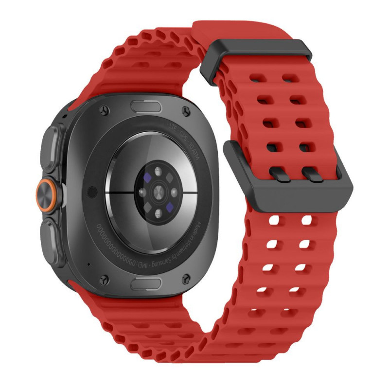 Tech-Protect Iconband Pro cinturino per orologio per Samsung Galaxy Watch Ultra 1 / 2 2024-2026 47 mm, rosso cremisi