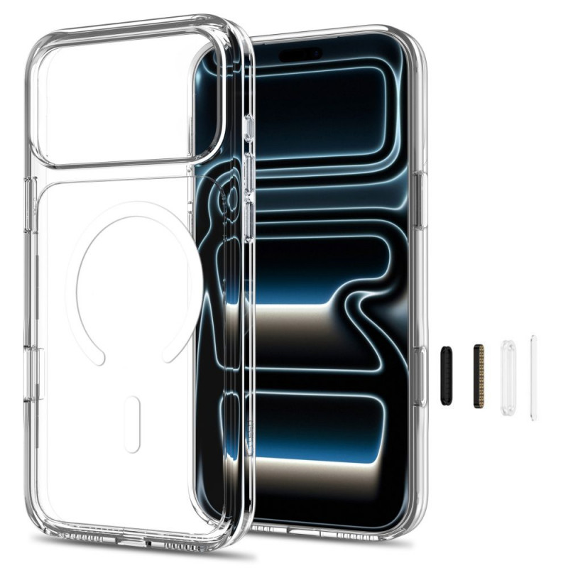 Tech-Protect FlexAir Hybrid CC MagSafe custodia per Apple iPhone 17 Pro Max / 18 Pro Max, trasparente