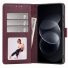 Tech-Protect Wallet custodia a portafoglio per Xiaomi Redmi Note 17 Pro 5G, bordeaux