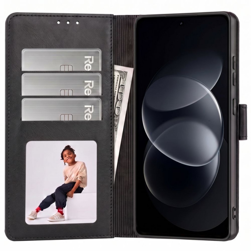 Tech-Protect Wallet custodia a portafoglio per Xiaomi Redmi Note 17 Pro Max 5G, nera opaca