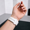 Tech-Protect Silicone cinturino per Apple Watch 8/9/10/11/12/SE 40/41/42 mm, bianco
