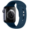 Tech-Protect Silicone cinturino per Apple Watch 8/9/10/11/12/SE 40/41/42 mm, blu navy