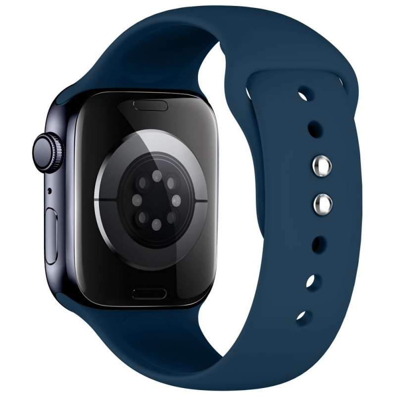 Tech-Protect Silicone cinturino per Apple Watch 8/9/10/11/12/SE 40/41/42 mm, blu navy