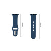Tech-Protect Silicone cinturino per Apple Watch 8/9/10/11/12/SE 40/41/42 mm, blu navy