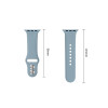 Tech-Protect Silicone cinturino per Apple Watch 8/9/10/11/12/SE 40/41/42 mm, blu
