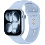 Tech-Protect Silicone cinturino per Apple Watch 8/9/10/11/12/SE 40/41/42 mm, azzurro