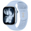 Tech-Protect Silicone cinturino per Apple Watch 8/9/10/11/12/SE 40/41/42 mm, azzurro