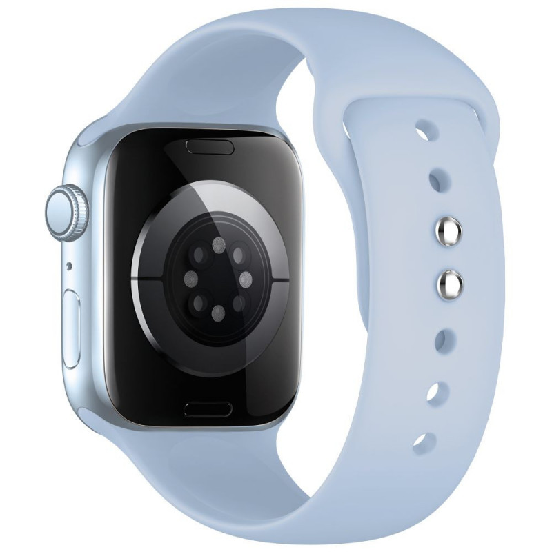 Tech-Protect Silicone cinturino per Apple Watch 8/9/10/11/12/SE 40/41/42 mm, azzurro