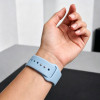 Tech-Protect Silicone cinturino per Apple Watch 8/9/10/11/12/SE 40/41/42 mm, azzurro