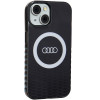 Custodia Audi IML Big Logo MagSafe per iPhone 15 / 14 / 13, nera (AUDI000075)
