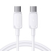 Cavo Joyroom S-A14 Multi-Color Series USB-C - USB-C, 60 W, 480 Mbps, 1,2 m, bianco (S-CC100A141W)