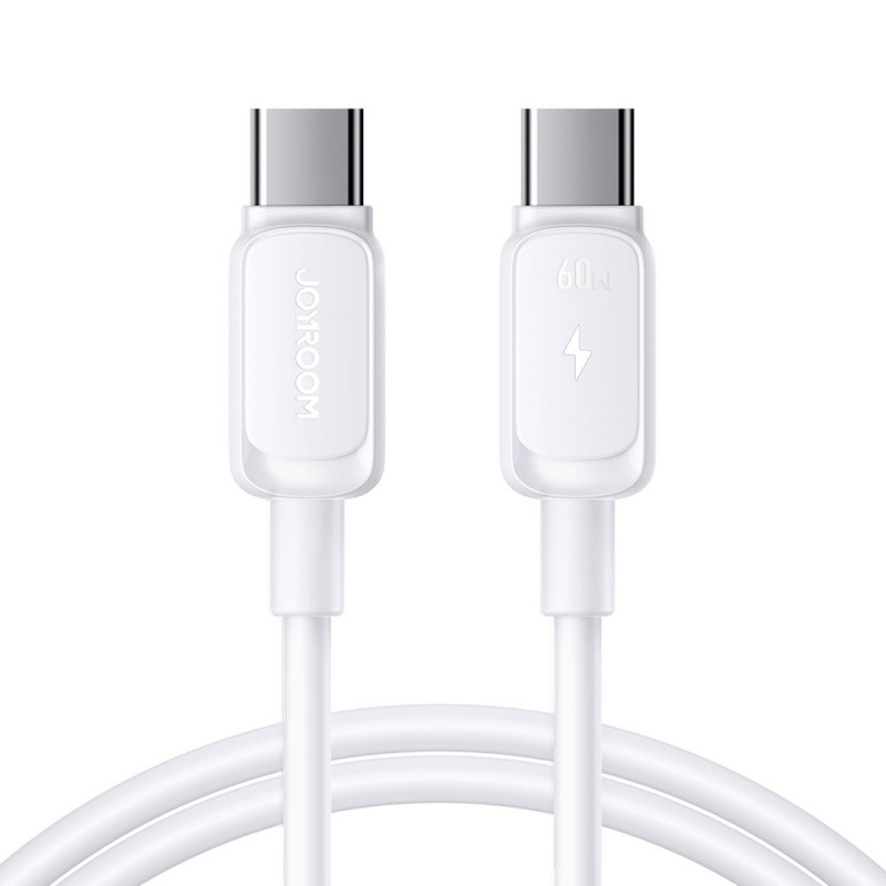 Cavo Joyroom S-A14 Multi-Color Series USB-C - USB-C, 60 W, 480 Mbps, 1,2 m, bianco (S-CC100A141W)