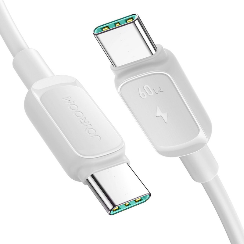 Cavo Joyroom S-A14 Multi-Color Series USB-C - USB-C, 60 W, 480 Mbps, 1,2 m, bianco (S-CC100A141W)