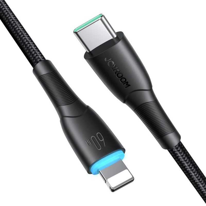 Joyroom Starry Series SA32-CC3 cavo USB-C - USB-C, 60 W, 480 Mbps, 1 m, nero