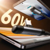 Joyroom EnjoyX Series S-A56 cavo USB-C - USB-C a 90°, 60 W, 480 Mbps, 1,2 m, nero