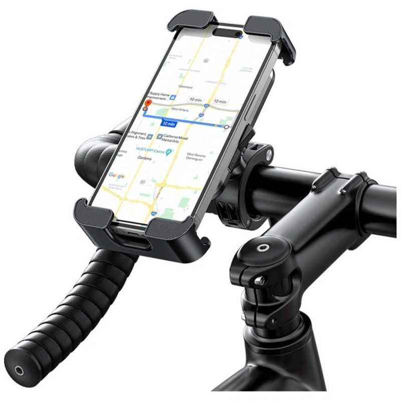 Supporto per telefono da bicicletta USAMS ZJ082, nero