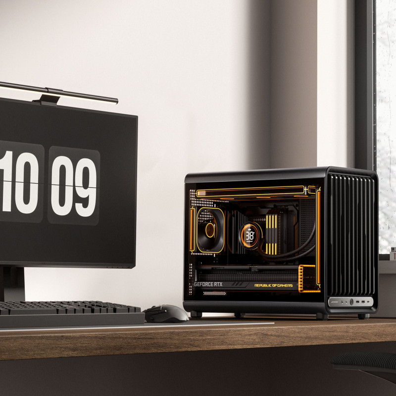 Jonsbo D33 STD case per PC, mini case, mATX, vetro temperato, nero (D33 STD BLACK)