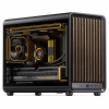 Jonsbo D33 Wood case per PC, Micro-ATX, mATX, vetro temperato, nero, legno