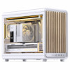 Jonsbo D33 Wood case per PC, mini case, mATX, vetro temperato, bianco, legno (D33 WD/WHITE)