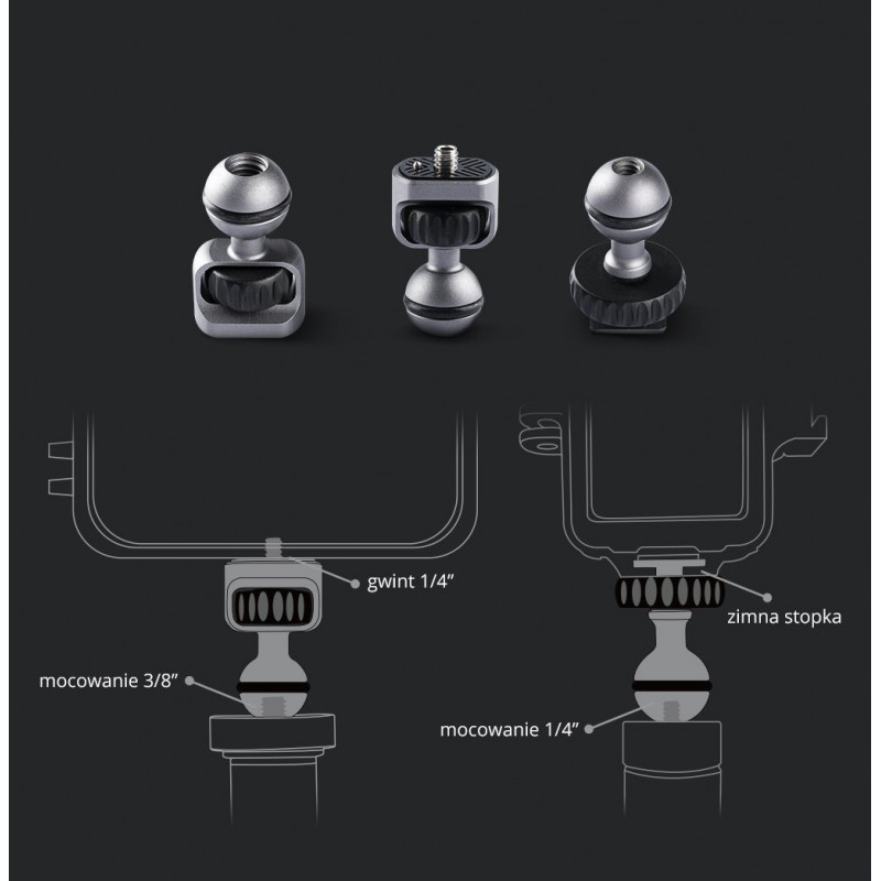 PGYTECH P-CG-009 Magic Arm per fotocamere / gimbal