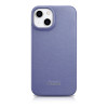 iCarer CE Premium Leather Folio Case custodia a libro in pelle per Apple iPhone 14 Plus / 15 Plus, MagSafe, viola chiaro (ICR413)