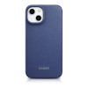 iCarer CE Premium Leather Folio Case custodia a libro magnetica per iPhone 14 Plus, MagSafe, blu (WMI14220715-BU)
