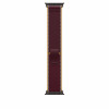 Apple Trail Loop cinturino per smartwatch 49 mm, bordeaux, M/L, finitura in titanio nero, MKA94ZM/A