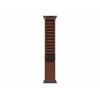 Apple Alpine Loop cinturino per smartwatch 49 mm, bordeaux, taglia grande, finitura in titanio nero, MKF24ZM/A