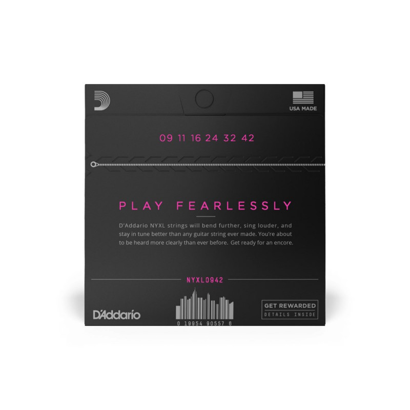 D'Addario NYXL0942 corde per chitarra elettrica, 09–42