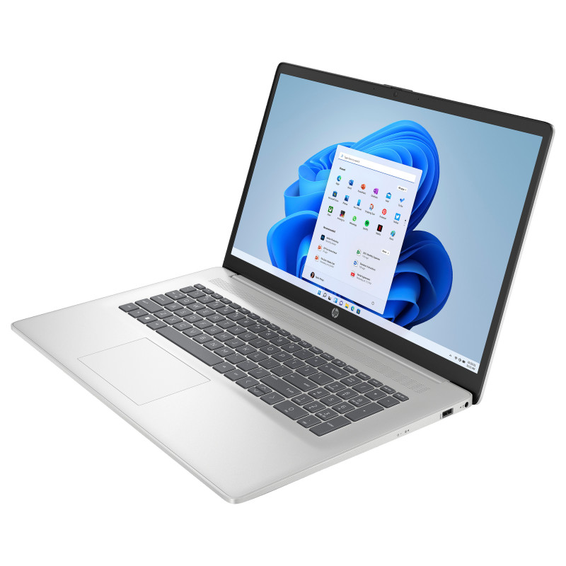 HP 17-cp3575ng notebook, AMD Ryzen 7 7730U, 16 GB RAM, SSD da 1 TB, tastiera tedesca (QWERTZ)